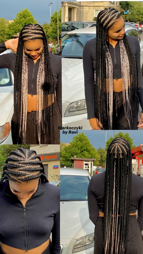 Peekaboo braids and zigzag cornrows Zigzag Cornrows, Peekaboo Braids, Aesthetic Surgeon, Pretty Braided Hairstyles, Short Natural Hair Styles, Natural Beauty Tips, Zig Zag, Hair Inspo, Beauty Tips