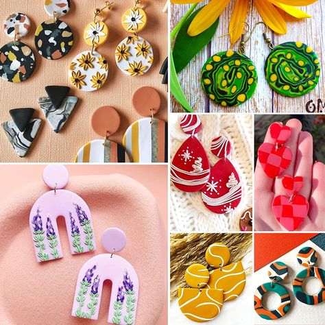 Faster shipping. Better service Polymer Clay Tools, Clay Earring, Clay Tools, Earring Cards, Molding Clay, Diy Schmuck, Diy Molding, Circle Shape, Diy Clay