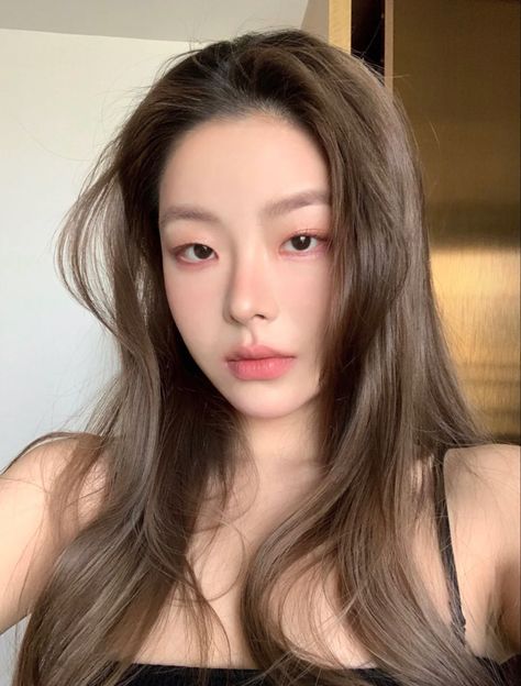 Makeup Asia, Bentuk Alis, Peinados Fáciles Para Cabello Corto, Asian Makeup, Pretty Makeup, Girls Makeup, Ulzzang Girl, Pretty Face, Maquillaje De Ojos