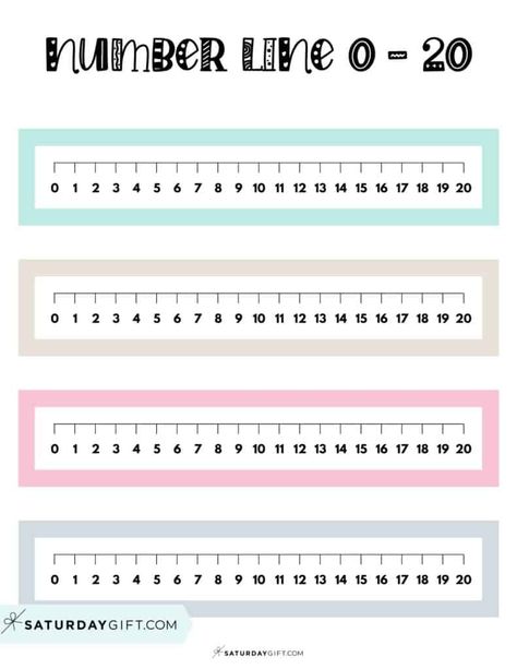 Number line to 20 cute colors portrait PDF Number Line 1-20 Printable, Number Line 1-100 Free Printable, Number Lines Printable, Number Line Printable Free 0-20, Printable Number Line 1-20 Free, Number Line Printable Free, Number Line Kindergarten, Free Printable Number Line, Number Line To 20