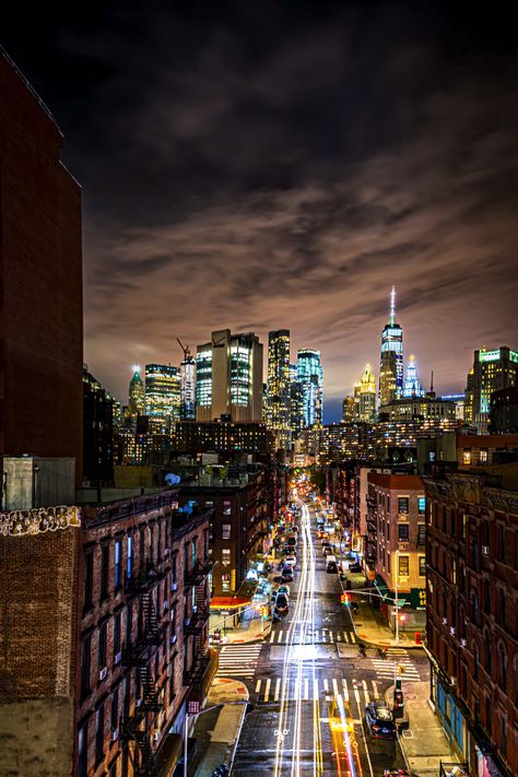 Chinatown Nyc Night, Chinatown Manhattan, Nex York, Manhattan Night, Chinatown Nyc, Downtown Manhattan, View Wallpaper, New York Pictures, Nyc Aesthetic