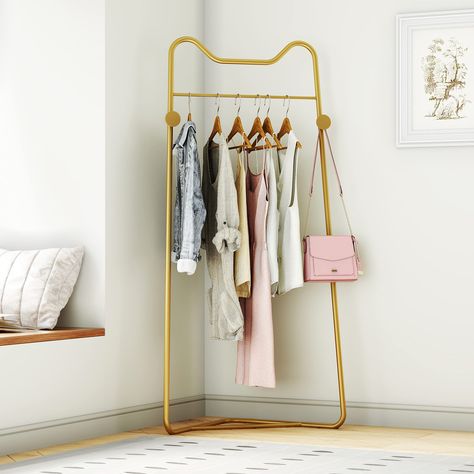 PRICES MAY VARY. YOU’LL LOVE IT!: Have nowhere to organize your messy clothes thrown on the sofa? This hall tree will help you get out of this mess! Standing with a simple triangular silhouette, this rack boasts 2 elegant hooks—keep stuff at bay. SPACE SAVING CORNER SHELF DESIGN: Freestanding corner coat rack provides an easy solution for creating extra storage in small spaces, easy to fit snugly in a corner to maximize your limited space. Practical for those short on space. MODERN WITH SIMPLE S Entrance Mirror Coat Hanger, Freestanding Hat Stand, Coat Storage Solution, Coat Storage Small Closet, Coat And Shoe Stand, Coat Tree Entryway Stand, Folded Coat Storage, Coat Storage Small, Coat Storage Small Space Hallway