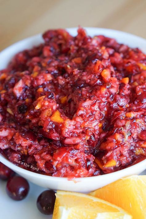 Cranberry Orange Pecan Relish, Cranberry Orange Relish Easy, Cranberry Relish With Apples And Oranges, Savory Cranberry Relish, Cranberry Orange Relish Grand Marnier, Cranberry Apple Orange Relish, Cranberry Orange Salad Thanksgiving, Fresh Cranberry Orange Relish, Cooked Cranberry Orange Relish