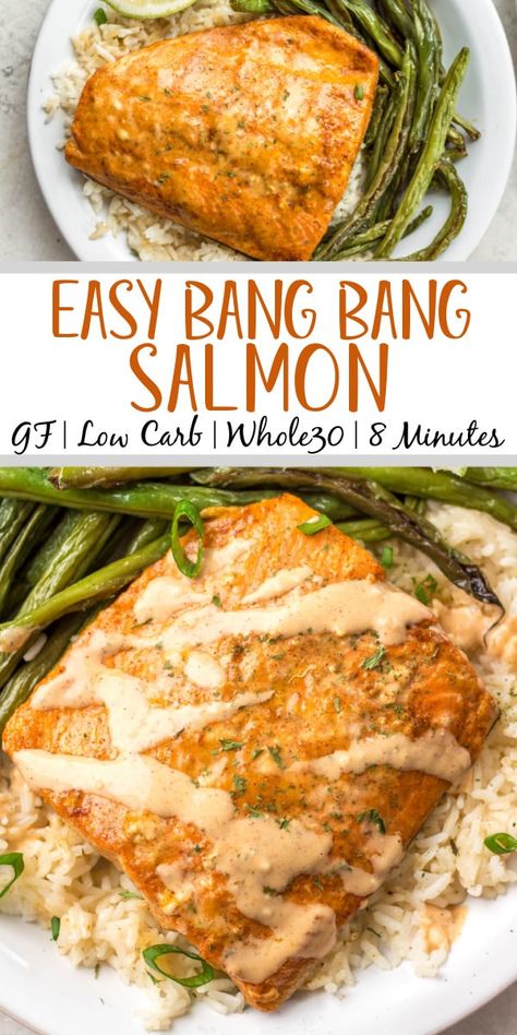 Salmon Recipes Non Dairy, Thm Salmon Recipes, Whole 30 Recipes Fish, Low Carb Salmon Meals, Gf Df Salmon Recipes, Healthy Salmon Sauce, Pescatarian Recipes Dairy Free, Salmon Gluten Free Recipes, Gluten Free Dairy Free Seafood Recipes