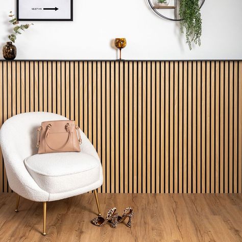 Are you looking to revamp your interior space? Read on to discover the benefits of wood slat wall panels - specifically Trepanel®! Fluted Panel, Panel Walls, Wood Wall Panels, Wood Slat Wall, Wall Panelling, Wood Panel Walls, Slat Wall, Acoustic Panels, Wood Slats