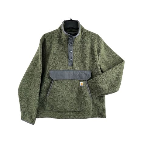 This Is A Super Soft And Cozy Green Fleece Pullover By Carhartt. Super Trendy And High Quality This Item Is New With Tags And Never Worn. The Pocket In The Front Can Be A Pocket Or Hand Warmer. Preppy And Clean Looking. Carhartt Sweatshirts, Carhartt Hoodie, Camo Sweatshirt, Carhartt Shirts, Simple Fits, Fits Clothes, Green Outfit, Workout Hoodie, Casual Fall Outfits