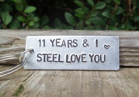 11th Wedding Anniversary Gifts: Steel Ideas to Celebrate Your Marriage 11th Wedding Anniversary Gift, 11 Year Anniversary Gift, Steel Anniversary Gifts, 11 Year Anniversary, 11th Anniversary Gifts, Anniversary Gifts For Men, 11th Wedding Anniversary, Wedding Anniversary Decorations, 40th Birthday Gifts For Women