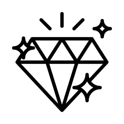 Simple Diamond Tattoo, Diamond Shape Tattoo, Jewelry Icon, Money Making Projects, Cv Inspiration, Easy Hobbies, Lawn Bowls, Diamond Icon, Scripture Decor