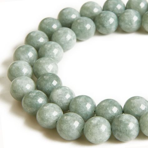 PRICES MAY VARY. 100pcs 8mm beads, packaged in vacuum sealed plastic to prevent collision and damage. Natural stone beads can be used to boost vitality and heal negative emotions, which can strengthen your body and bring energy. Our gemstone beads are made of natural stone, each bead is unique and has its own texture. These beads are a good quality stone, and well polished. Holes are all drilled nicely. The stone beads are perfect for crafting and jewelry making. You can assemble this to your he Amazon Beads, Burmese Jade, Indian Agate, Jewerly Making, Natural Stone Beads, Natural Gemstone Jewelry, Beads For Jewelry Making, Jade Beads, Beads For Jewelry