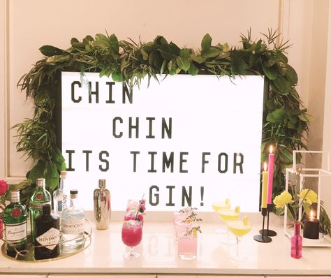 Gin Bar Wedding, Weeding Themes, Gin Festival, Gin Tasting, Picnic Inspiration, Garden Reception, Gin Bar, Bar Wedding, Event Signage