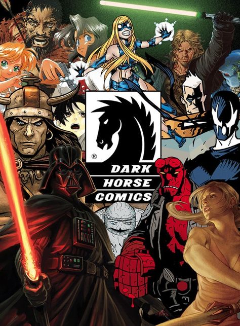 Dark Horse Comics announced their new digital comic program last weekend at New York Comic Con. Launching in January 2011, it will feature single-issue comics that can be purchased for $1.49 throug… Horse Comic, Hellboy Movie, Graphic Novel Cover, Digital Comics, Dark Comics, Book Titles, Dark Horse Comics, Funny Drawings, Comic Movies