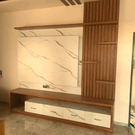 tv unit marble laminate Upvc Tv Unit Design, Upvc Cupboard Designs, Tv Stand Room, टीवी यूनिट डिजाइन, Room Tv Cabinet Design, टीवी यूनिट, Simple Tv Unit Design, Tv Shelf Design, Tv Wall Decoration