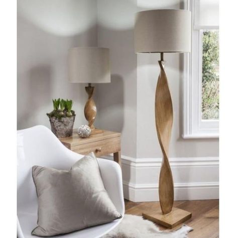 Neutral Floor Lamp, Lamp Stand Ideas, Unique Floor Lamps Modern, Standing Lamps Living Room, Floor Lamp Wood, Living Room Floor Lamp, Unique Bedroom Ideas, Wooden Floor Lamp, Rustic Wood Floors