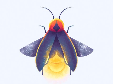 Firefly Firefly Illustration Vintage, Fire Fly Illustration, Firefly Asthetic, Firefly Drawing Illustration, Firefly Tattoo Simple, Cartoon Firefly, Firefly Aesthetic, Fireflies Illustration, Firefly Illustration