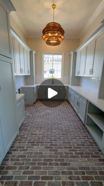 BRADLEY LEAVITT on Instagram: "Laundry room progress at our #MaplewoodManor project. One of our favorite details is the brick floor  Design @alishataylorinteriors  Build @ryan_aftconstruction @megan_aftconstruction @buildertrend  Architecture @corydesign" Brick Interior Flooring, Brick Look Tile Floor Bathroom, Brick Look Tile Floor, Laundry Room Brick Floor, Bathroom Brick Floor, Brick Floor Design, Brick Floor Laundry Room, Brick Floor Mudroom, Brick Floors Mudroom