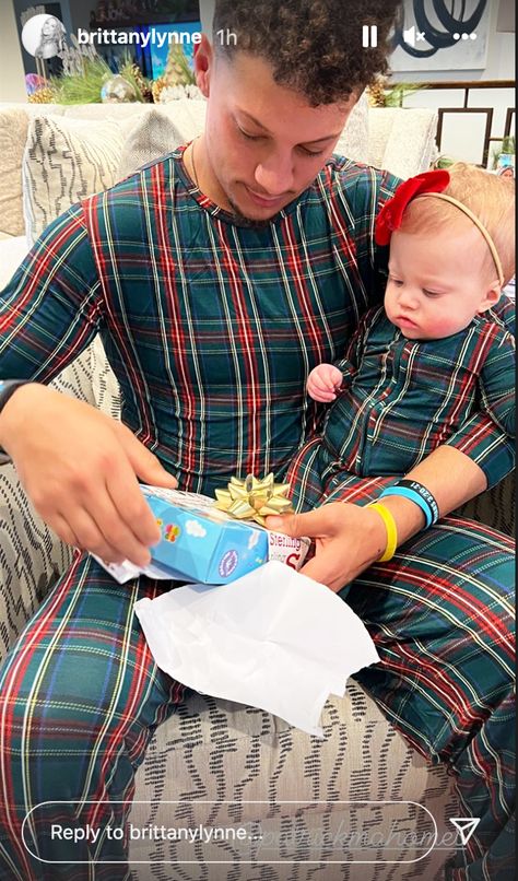 Sterling Skye Celebrates Her First Christmas with Parents Patrick Mahomes and Brittany Matthews: 'So in Love' Patrick Mahomes And Brittany Matthews, Sterling Mahomes, Patty Mahomes, Brittany Matthews, Working Out While Pregnant, Kansas City Royals Jersey, Pat Mahomes, Football Wife, Brittany Mahomes