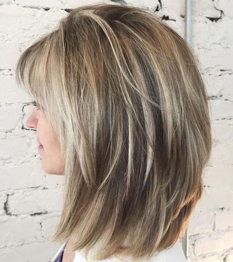 Bronde Lob, Medium Shaggy Hairstyles, Medium Shag, Medium Shag Haircuts, Kadeřnické Trendy, Medium Layered Haircuts, Medium Layered Hair, Layered Hairstyles, Haircut Styles