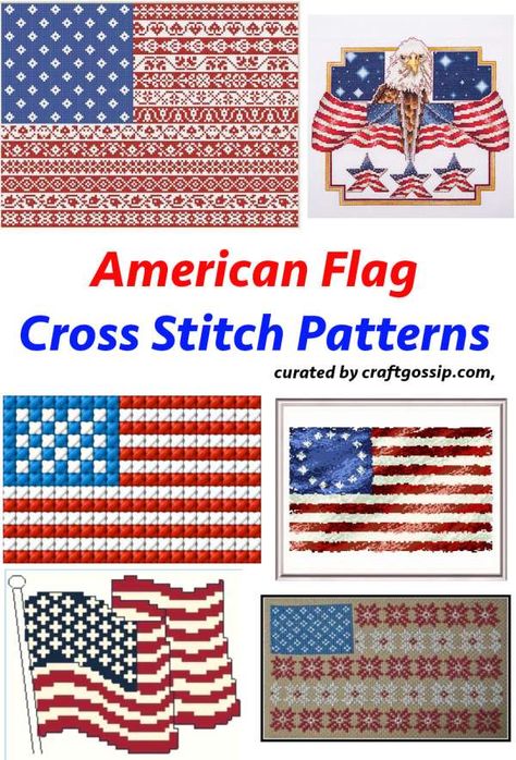 American Flag Cross Stitch Pattern, Cross Stitch American Flag, Free Patriotic Cross Stitch Patterns, Flag Cross Stitch Pattern, Patriotic Cross Stitch Patterns, American Flag Cross, Stitch Items, Flag Cross Stitch, Patriotic Cross