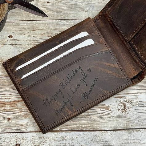 Hey, I found this really awesome Etsy listing at https://www.etsy.com/listing/1025559267/handwriting-wallet-leather-wallet-for Personalized Toiletry Bag, Handwriting Gifts, Engraved Wallet, Leather Makeup Bag, Anniversary Gift For Him, Custom Wallet, Men Wallet, Wallet For Men, Brown Wallet