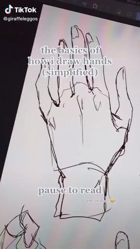 How to draw a hand [Video] | Drawing techniques, Art tutorials drawing, Anime art tutorial Hand Video, Draw Hands, Drawing Hands, Body Drawing Tutorial, Hand Drawing Reference, 얼굴 그리기, Tutorials Drawing, Digital Art Beginner, Simple Illustration