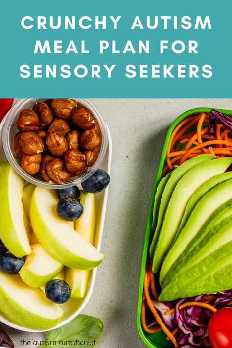 Does your child love crunchy foods? This healthy meal plan is great for picky eaters and kids with sensory issues. Try these easy healthy crunchy foods for kids! #pickyeaters Chewy Foods For Sensory, Crunchy Foods For Picky Eaters, Food Aversion Meals, Sensory Friendly Foods, Crunchy Foods Sensory, Sensory Friendly Meals, Crunchy Meals, Food Aversion, Crunchy Breakfast