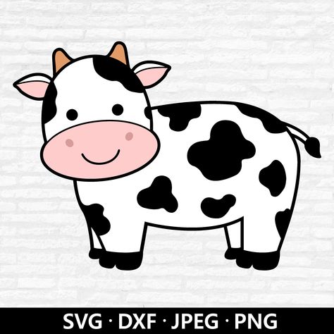 Cow Print Printable, Cow Template Free Printable Farm Animals, Easy Cow Drawing Simple, Cow Pictures Drawing, Cow Outline Drawings, Farm Animal Templates, How To Draw A Cow Easy, Cow Drawing Simple, Drawing A Cow