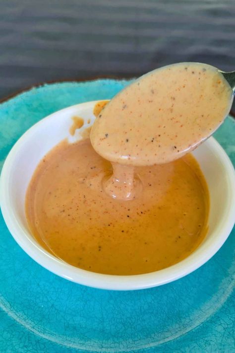 KFC Sauce (Copycat Signature Sauce from Kentucky Fried Chicken) Kfc Twister Wrap Sauce Recipe, Kfc Sauce Recipe, Kfc Sauce, Fried Chicken Sauce, Chicken Sauces, Kentucky Fried Chicken, Crispy Chicken Tenders, Kfc Chicken, Kentucky Fried