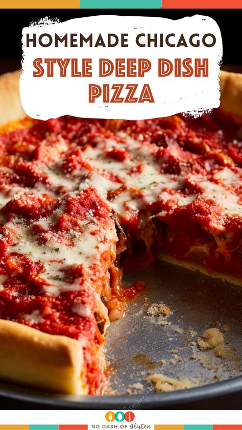 Chicago Deep Dish Pizza Recipe, Incredible Pizza, Chicago Style Deep Dish Pizza, Deep Dish Pizza Recipe, Chicago Deep Dish Pizza, Pizza Dinner, Chicago Style Pizza, Chicago Pizza, Dinner Snacks