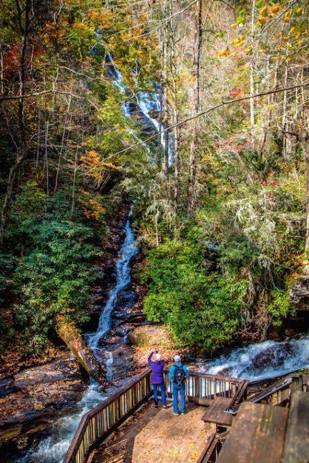 Georgia Waterfalls Road Trip, Georgia Hiking Trails, Blue Ridge Mountains Georgia, Georgia Hikes, Georgia Waterfalls, Waterfalls In Georgia, Georgia Hiking, Georgia Trip, Hiking In Georgia