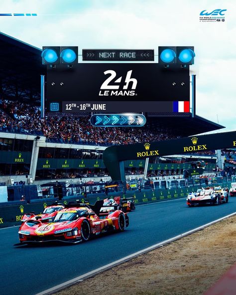 Don’t say we don’t spoil you… NEXT UP: The 24 Hours of Le Mans!! 🇫🇷🤩 #WEC #LeMans24 | Instagram Le Mans Aesthetic, Le Mans Wallpaper, Motorsport Aesthetic, Le Mans Cars, Lemans Car, Le Mans France, F1 Motorsport, La Mans, 24h Le Mans