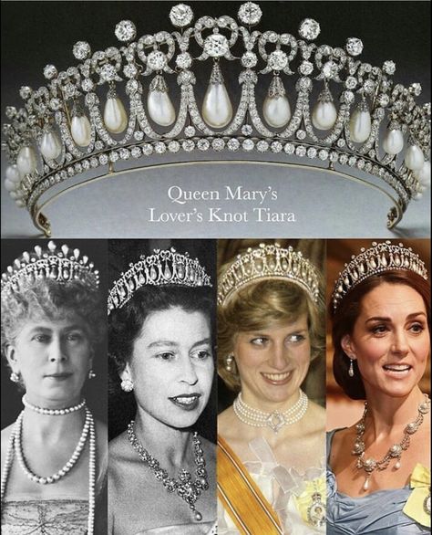 Queen Elizabeth Tiaras, Lover's Knot Tiara, Strathmore Rose Tiara, Diana Tiara, Putri Diana, Lovers Knot Tiara, Elizabeth Queen, Era Victoria, Royal Crown Jewels