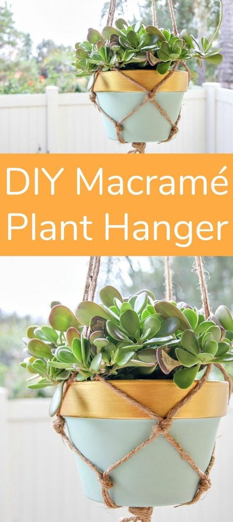 DIY Macramé Plant Hanger for First Time Makers Plant Pot Hanger Diy, Diy Plant Hanger Easy How To Make Hanging Planters, Macrema Plant Hanging Diy Easy, Macrame Tutorial Beginner Free Pattern, Simple Macrame Plant Hanger Diy, Macrame Hanging Planter Diy, 3 Tier Macrame Plant Hanger Diy, How To Make A Plant Hanger, Diy Plant Hangers Indoor