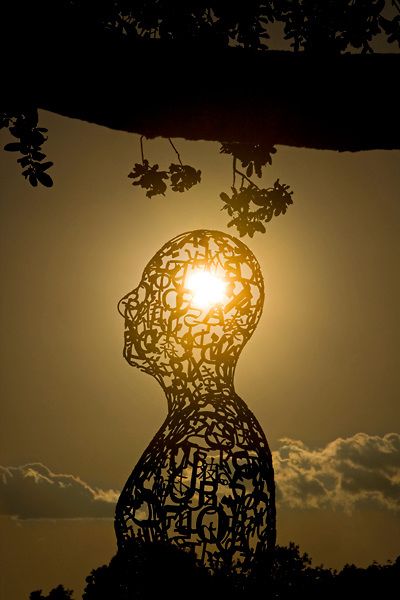 Stock photo of Artist Jaume Plensa's Tolerance sculptures on Allen Parkway in Houston Texas at sunset Houston Photoshoot, Houston Garden, Jaume Plensa, Bernard Shaw, Instagram Frame, Sculpture Installation, Human Figure, Metal Sculpture, Art Display