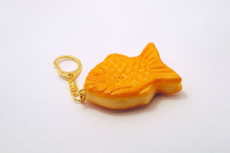 Japanese Keychain, Food Keychains, Trinket Bag, Fish Keychain, Small Keychain, Food Japan, Sea Bream, Shark Bait, Japanese Festival