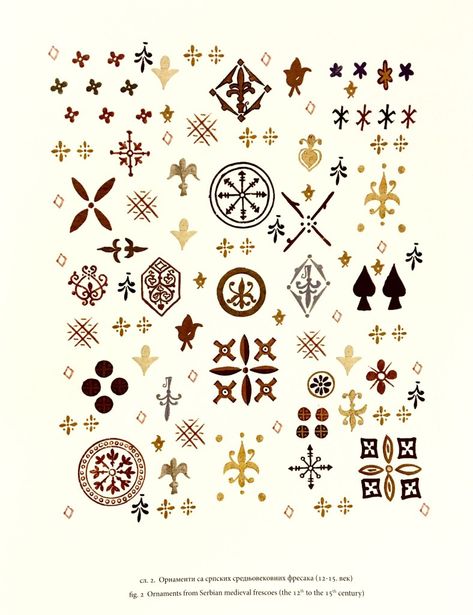 Byzantine Pattern Design, Byzantine Ornament Pattern, Medieval Pattern Art, Serbian Pattern Ornaments, Medieval Ornament Pattern, Orthodox Ornaments, Byzantine Tattoo, Serbian Ornament, Serbian Tattoo Ideas