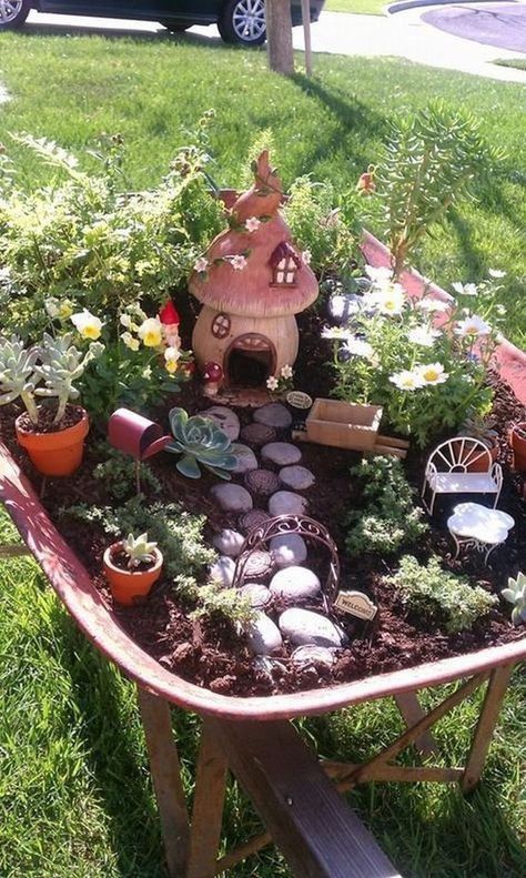 DIY Fairy Garden - Palmers Garden Centre Fairy Garden Design Ideas, Taman Diy, Jardim Diy, Fairy Garden Crafts, Fairy Garden Designs, Mini Fairy Garden, Fairy Garden Decor, Fairy Garden Houses, Diy Fairy