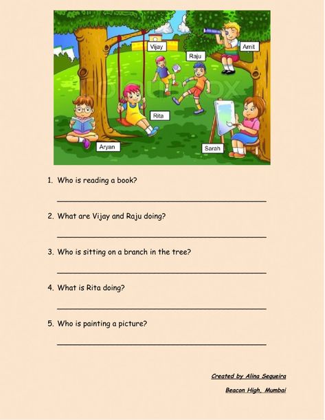 Picture Comprehension For Kindergarten, Picture Comprehension For Grade 3, Picture Comprehension Grade 2, Picture Composition Worksheet Grade 1, Picture Description For Class 2, Picture Story For Kids Worksheet, Picture Reading For Kids, Picture Comprehension For Class 1, Picture Composition For Kids