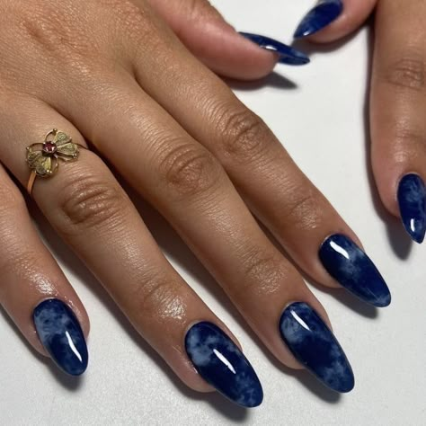 Navy Nails Design, Light Blue Nail, Snake Skin Nails, Light Blue Nail Designs, Teal Nail Designs, Pastel Nail Art, Cozy Colors, Dark Blue Nails, Navy Nails