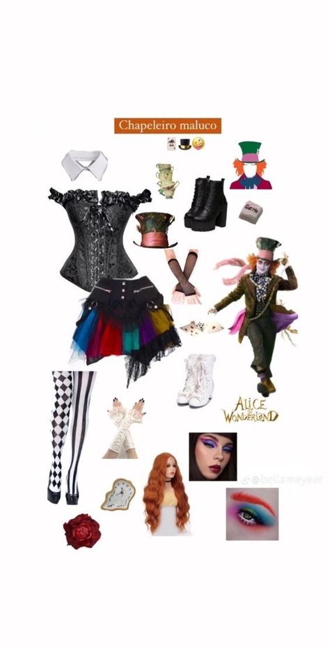 Halloween Mad Hatter, Mad Hatter Outfit, Mad Hatter Halloween Costume, Halloween Fashion Outfits, Movie Star Dress, Mad Hatter Costume, Classy Halloween Costumes, Trio Halloween Costumes, Hot Halloween Outfits