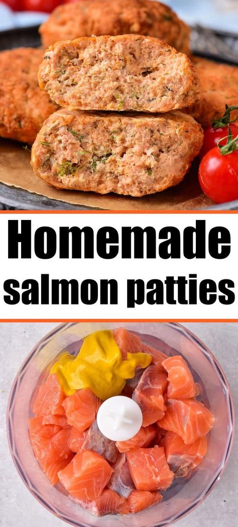 You can make these Old Fashioned salmon patties from fresh fillets right at home. Baked in the oven, air fried or cooked on the stove. Old Fashioned Salmon Patties, Homemade Salmon Patties, Fresh Salmon Patties, Air Fryer Salmon Patties, Baked Salmon Patties, Fried Salmon Patties, Homemade Crab Cakes, Air Fryer Salmon, Salmon Patties Recipe