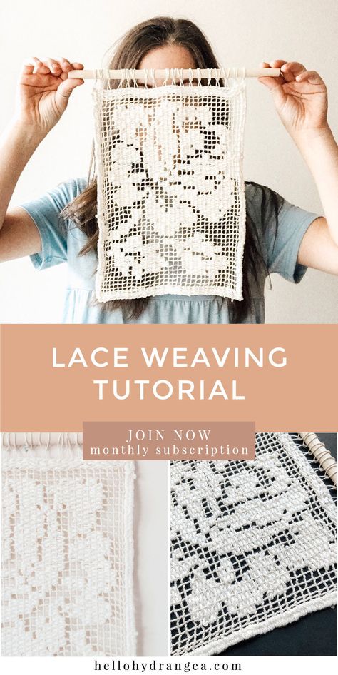 Lace Weaving, Lace Weave, Weaving Tutorial, Diy Weaving, Mason Jar Crafts Diy, Weaving Projects, Mason Jar Diy, Bobbin Lace, Mason Jar Crafts