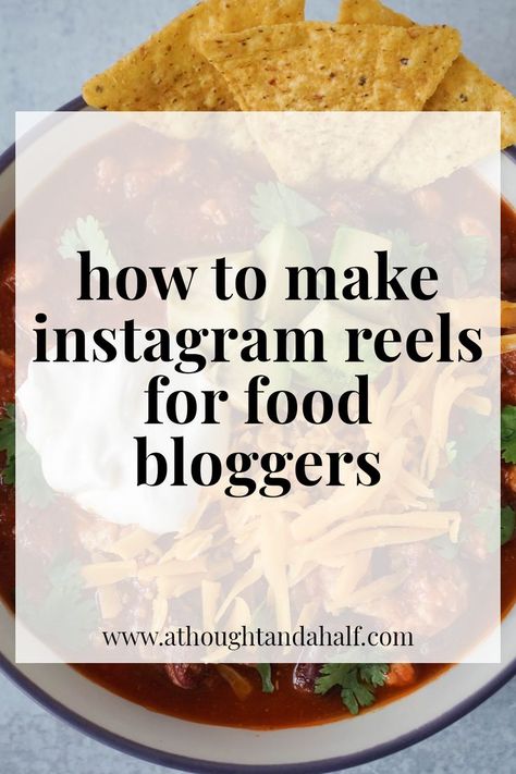 Step by step guide for how to make Instagram Reels for food bloggers, with tips and tricks Instagram Reel Ideas Food, Reels Instagram Ideas Bakery, Cooking Content Ideas, Food Reels Instagram Ideas, Food Content Instagram, Food Reels Instagram, Food Blog Instagram, Food Content Ideas, Bake Business