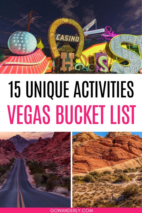 unique things to do in vegas 4 Day Vegas Itinerary, Vegas To Do List Things To Do, Must Do Las Vegas, Las Vegas Must Do Bucket Lists, Fun Things To Do In Vegas For Couples, Unique Things To Do In Las Vegas, Las Vegas Off The Beaten Path, Vegas Fun Things To Do, Las Vegas What To Do