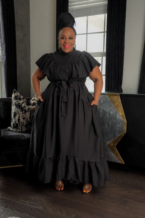 Dresses – Curvaceous Boutique Church Ootd, Plus Size Casual Dresses, Black Plus Size Dress, Plus Size Shirt Dress, Collar Shirt Dress, Plus Size Black Dresses, Mandarin Collar Shirt, Silhouette Shirt, Dress Item