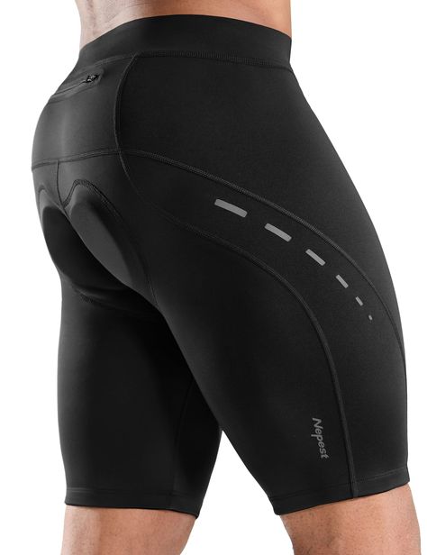 PRICES MAY VARY. High Performance Fabric: Nepest bike shorts are made from 4-way stretch performance fabric with practical functions of moisture wicking, breathable and quick dry, which can keep your skin dry, cool and chafe-free while riding, reduce the irritation of sweat on the skin, provide excellent comfort and flexibility, which is a must-have equipment for cycling Ergonomic 4D Padding: The Nepest 4D padding is the result of continuous testing and innovation, ultimately incorporating six l Cycling Apparel Men, Long Distance Cycling, Types Of Cycling, Road Biking, Cycle Shorts, Male Anatomy, Bicycle Mountain, Biking Outfit, Structural Design