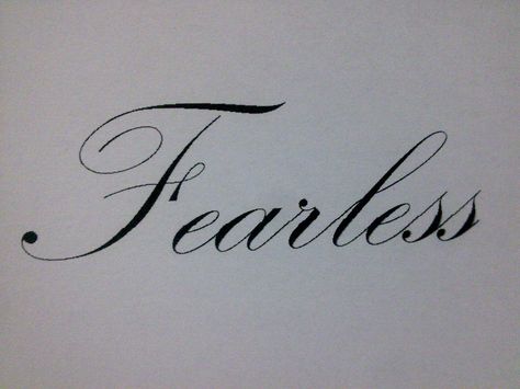 Fearless Tattoo, Minimalist Tattoo Small, Cursive Words, Dope Tattoos For Women, Stylist Tattoos, Leg Sleeve, Small Tattoos For Guys, Dope Tattoos, Piercing Tattoo