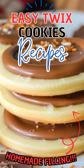 Easy Twix Cookies Recipe Twix Bar, How To Melt Caramel, Twix Cookies, Buttery Shortbread Cookies, Buttery Shortbread, Creamy Caramel, Classic Candy, Christmas Cookies Easy, Caramel Candy