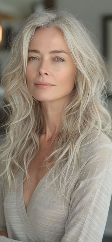 Blonde Middle Aged Women, Middleage Woman, Beautiful Middle Aged Woman, Middle Aged Blonde Woman, Pretty Middle Aged Woman, Middle Age Woman, Professional Shoot, Long Hairstyles For Women, Scrunched Hair