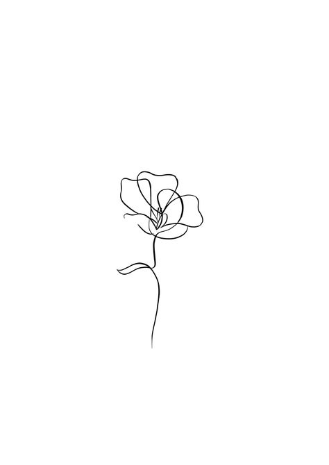 Scribble Flower Tattoo, Dainty Petunia Tattoo, Single Line Morning Glory Tattoo, Flower In Bloom Tattoo, Fine Line Tattoo Carnation, One Line Poppy Drawing, Microrealism Tattoo Flower, Fine Line Poppy Tattoo Small, Fine Like Flowers Tattoo