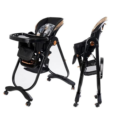 Amazon.com : DEYGIA Baby High Chairs for Babies and Toddlers, 8 in 1 Foldable Baby High Chair with Adjustable Seat Back Detachable Seat Cushion and Removable Tray, Portable Baby Booster Seat with Wheels, Black : Baby Baby High Chairs, Baby Highchair, Baby Booster Seat, Folding High Chair, Kids Climbing, Toddler Chair, High Chairs, Baby Chair, Baby High Chair